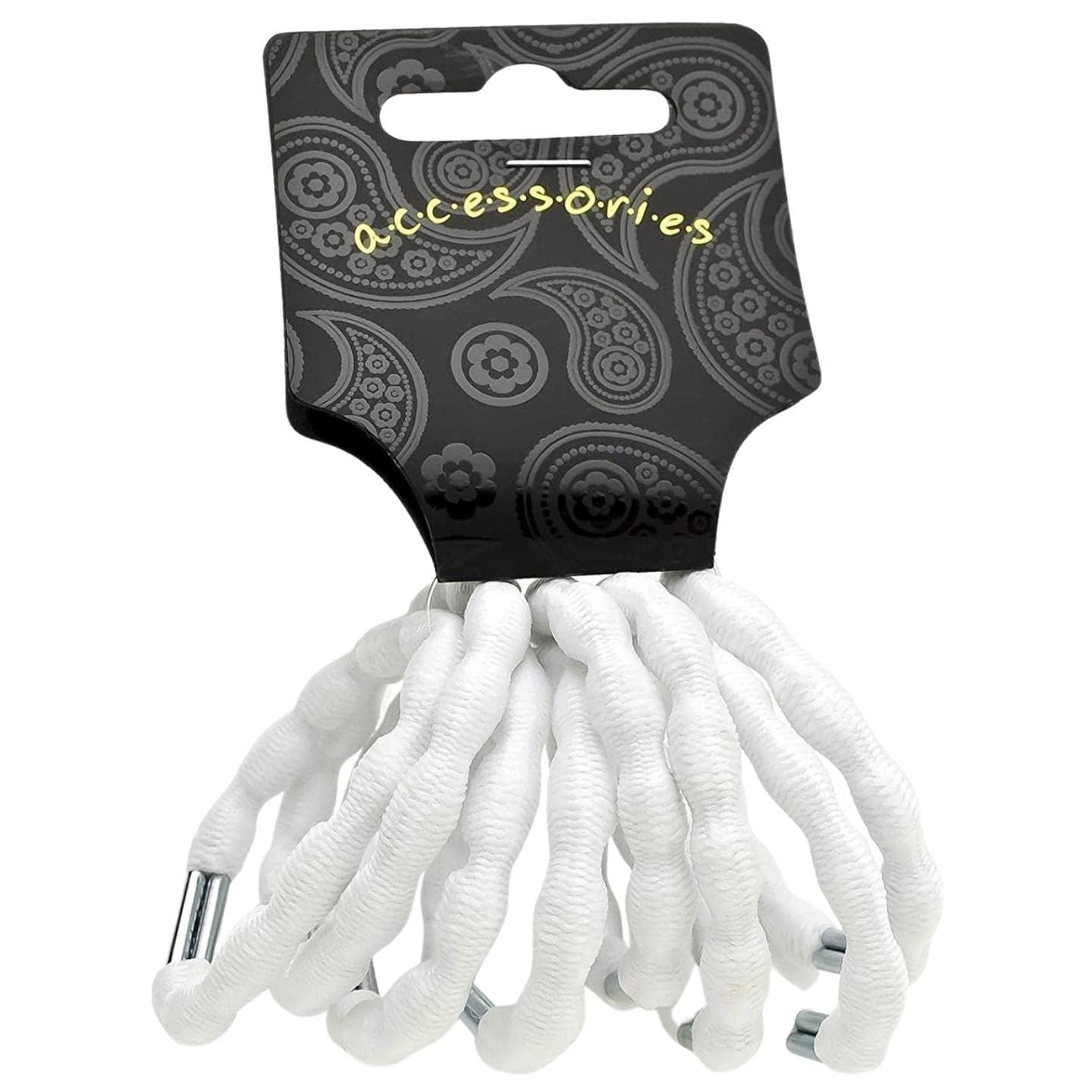 Ribbed Texture Hair Bands for Women and Girls, Hair Bobbles for Women Hair Ties Hair Elastics Hair Accessories for Women Rubber Bands for Hair